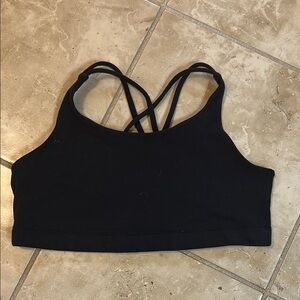 Athleta Girl Black Sports Bra Size XXL or 16